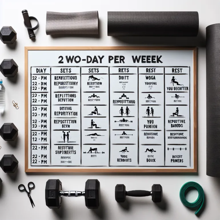 Эффективная программа тренировок на 2 дня в неделю