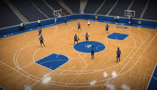 Как правильно поставить кольца в баскетбольном зале? Разметка баскетбольного зала: Зоны, линии и требования к покрытию