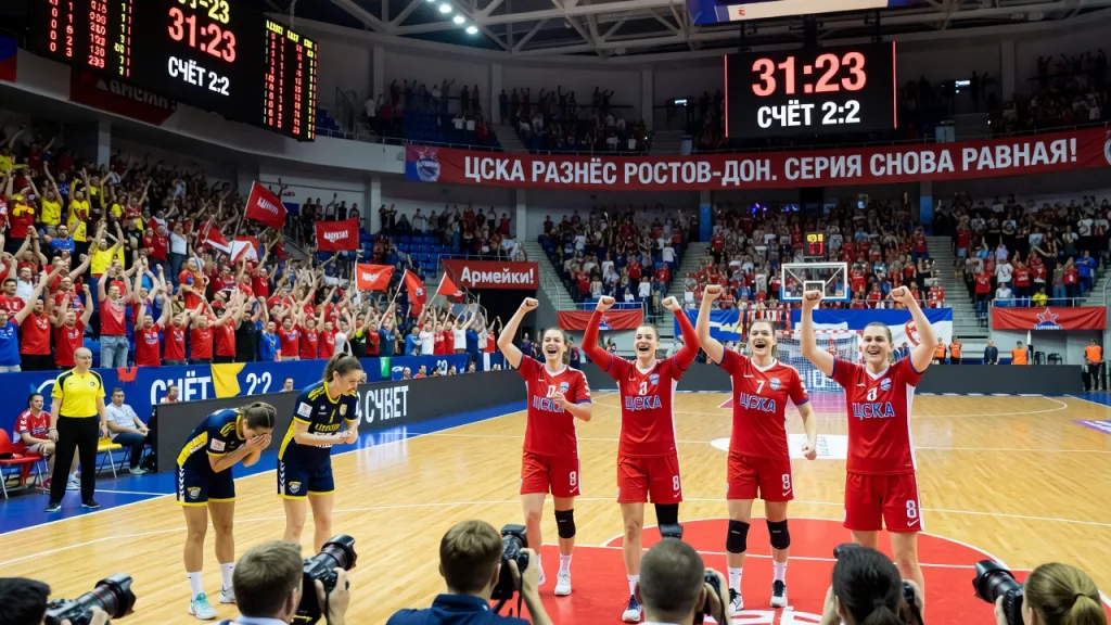 ЦСКА разнёс Ростов-Дон. Серия снова равная!