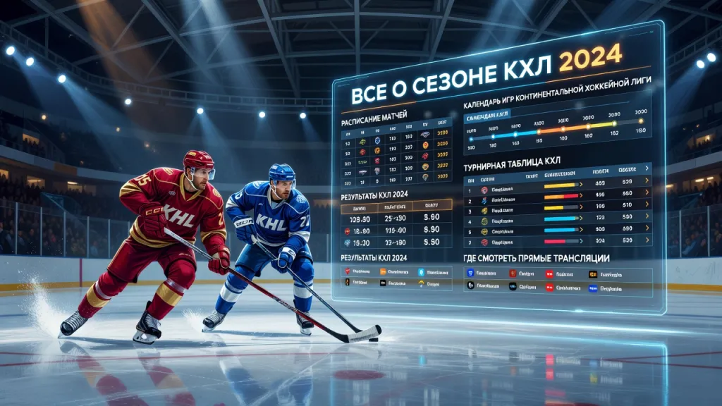 Все о сезоне КХЛ 2024: расписание матчей, календарь игр, результаты, турнирная таблица и где смотреть прямые трансляции