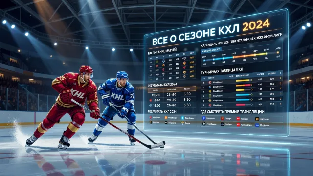 Все о сезоне КХЛ 2024: расписание матчей, календарь игр, результаты, турнирная таблица и где смотреть прямые трансляции